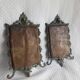 Pair of antique bronze mirrors – Louis XV / Rococo style – 19th century