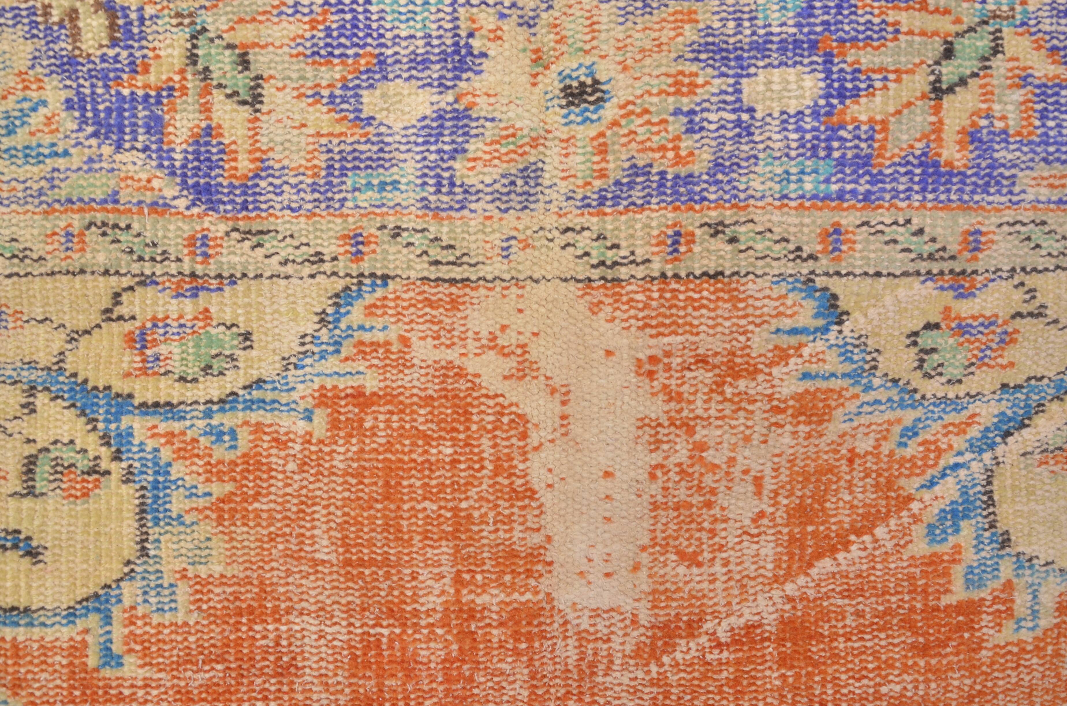 Vintage Oushak Wool Turkish Rug sku2304