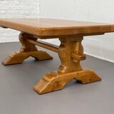 Table basse vintage en chêne