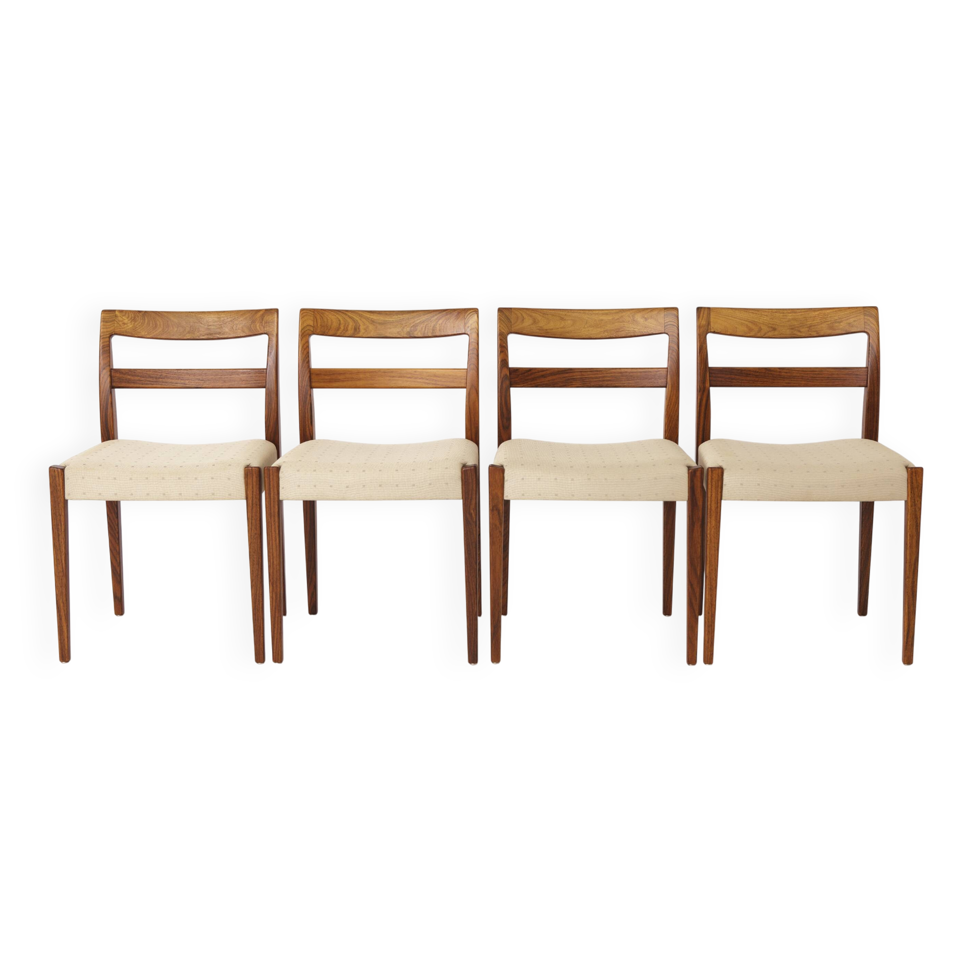 Set of 4 Swedish Mid-Century Modern Chairs by Troeds, Nils Jonsson Design