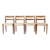 Set of 4 Swedish Mid-Century Modern Chairs by Troeds, Nils Jonsson Design