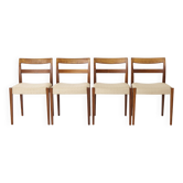 Set of 4 Swedish Mid-Century Modern Chairs by Troeds, Nils Jonsson Design