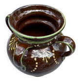 Vase d'artisanat savoyard des années 1950