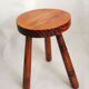 Elephant-footed tripod stool