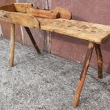 Folk art bench