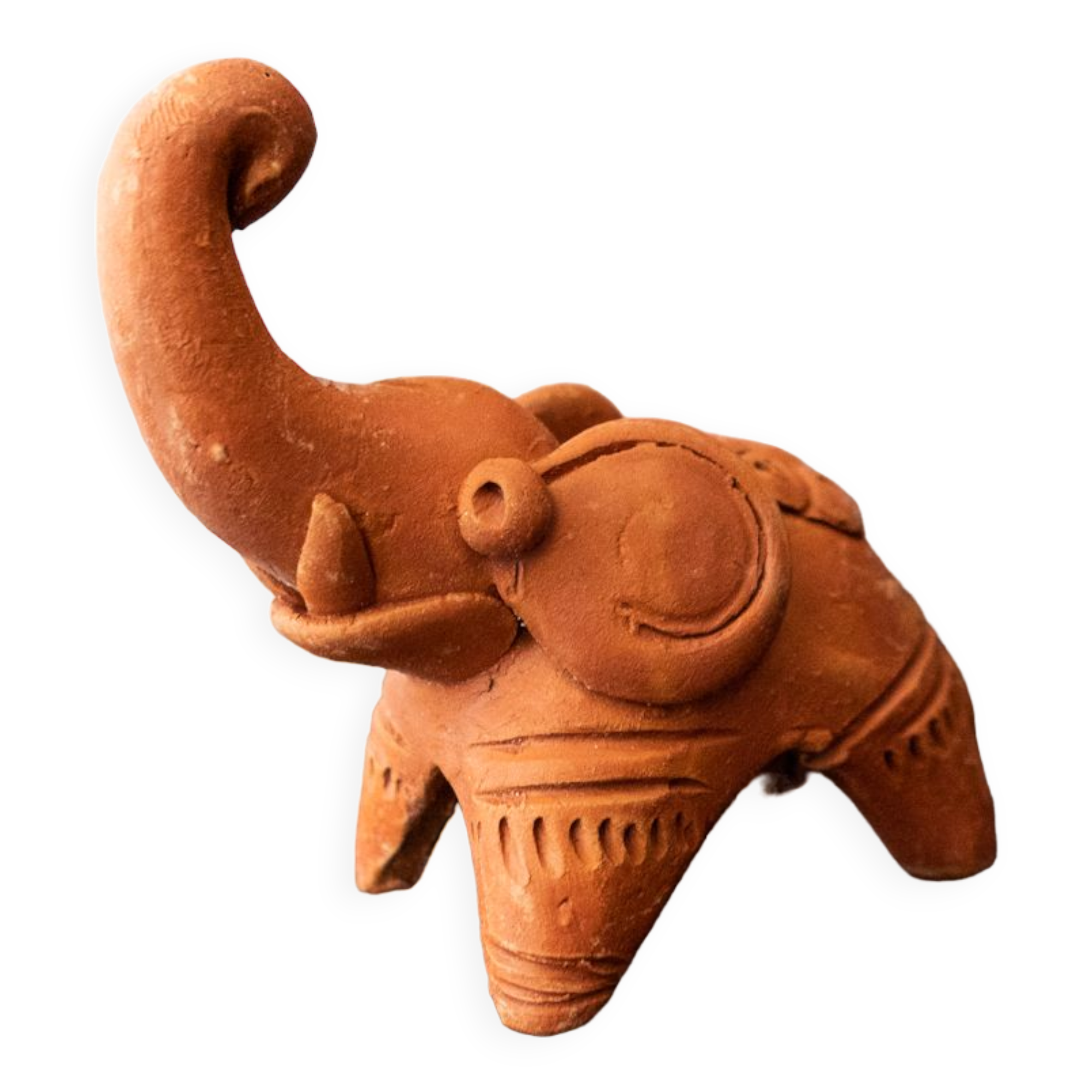 Vintage terracotta elephant