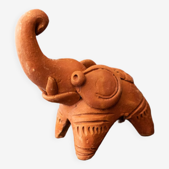 Vintage terracotta elephant