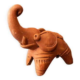 Vintage terracotta elephant
