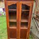 Antique wooden display case