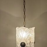 Murano glass ceiling lamp. Italy, 1970s.