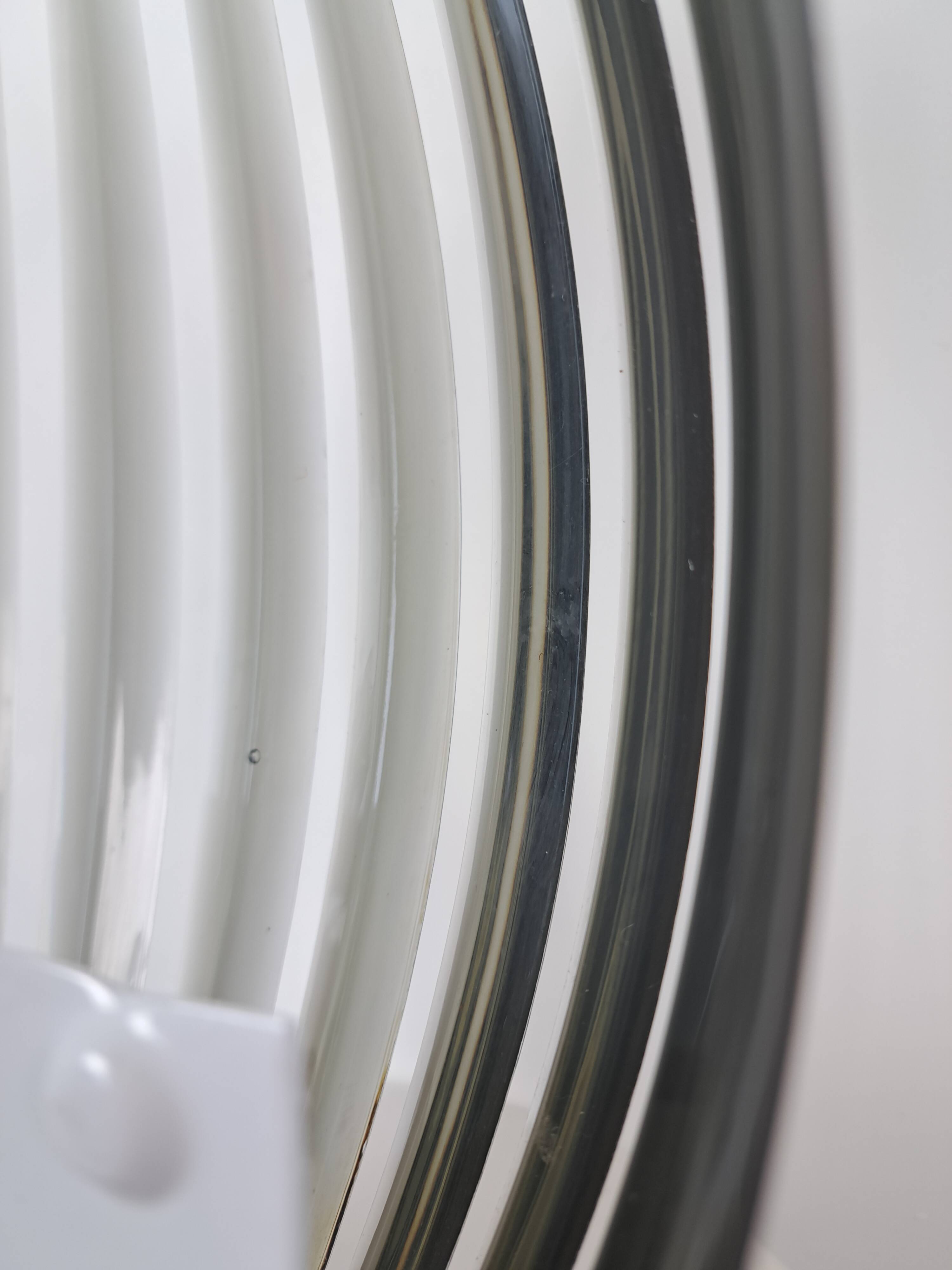 Slatted plexiglass wall light