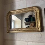 Old golden mirror