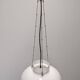 XL dome suspension in white opaline by Limburg, Germany, circa 1960.