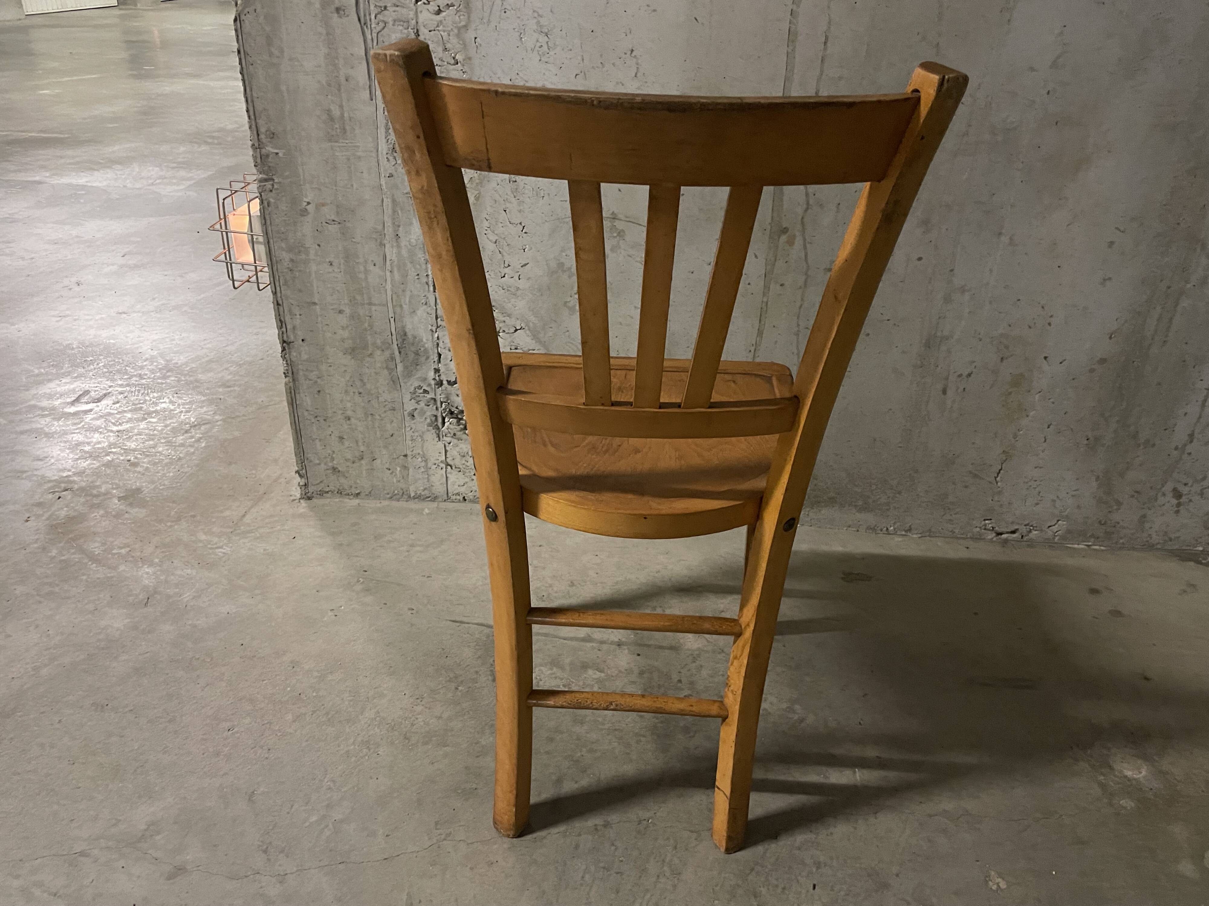 Chaise bistrot années 60