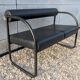 Vintage 2-seater sofa, 1980s salon design.