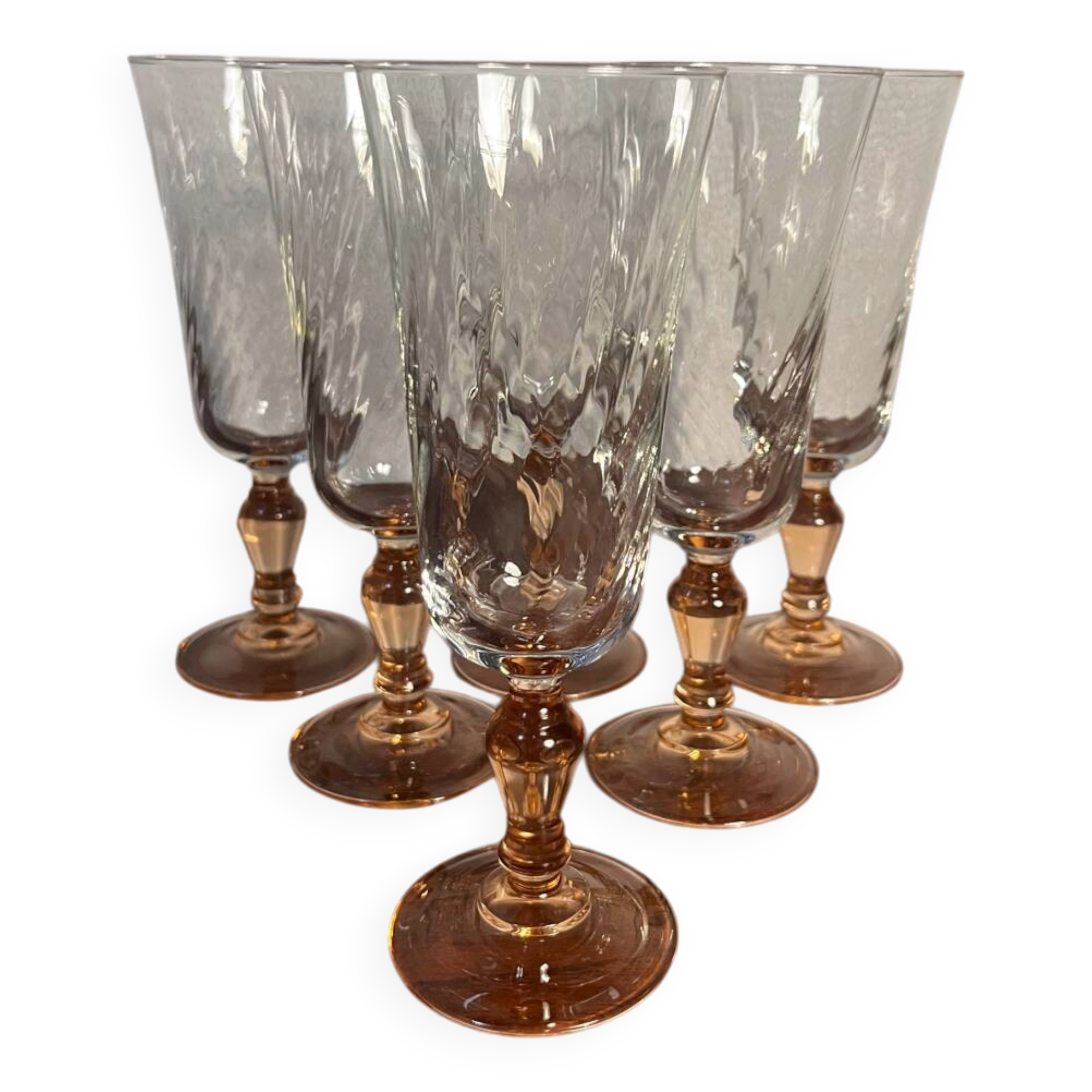 Champagne flute glass and Rosaline