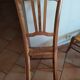 Vintage straw low chairs