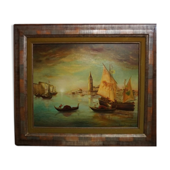 Painting "Venice, sunset"