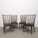 Set of four vintage Art Deco chairs