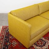 Yellow sofa, Scandinavian design, 00s