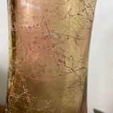 Grand vase en verre craquelé