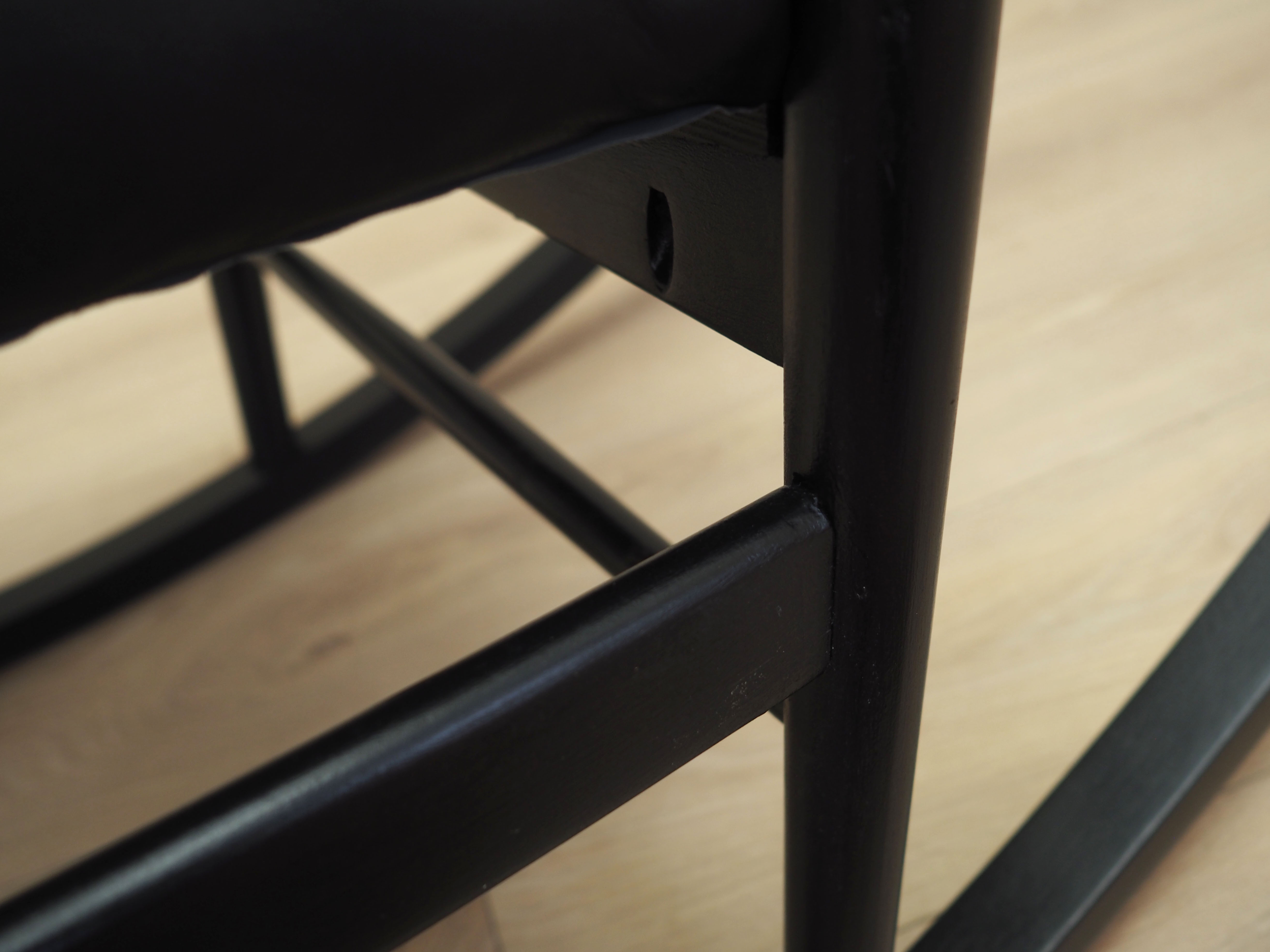 Rocking-chair en hêtre, design danois, années 1970, production: Danemark