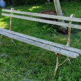 Banc de jardin pied fonte