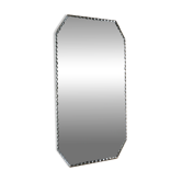 Ancien miroir rectangulaire biseaute