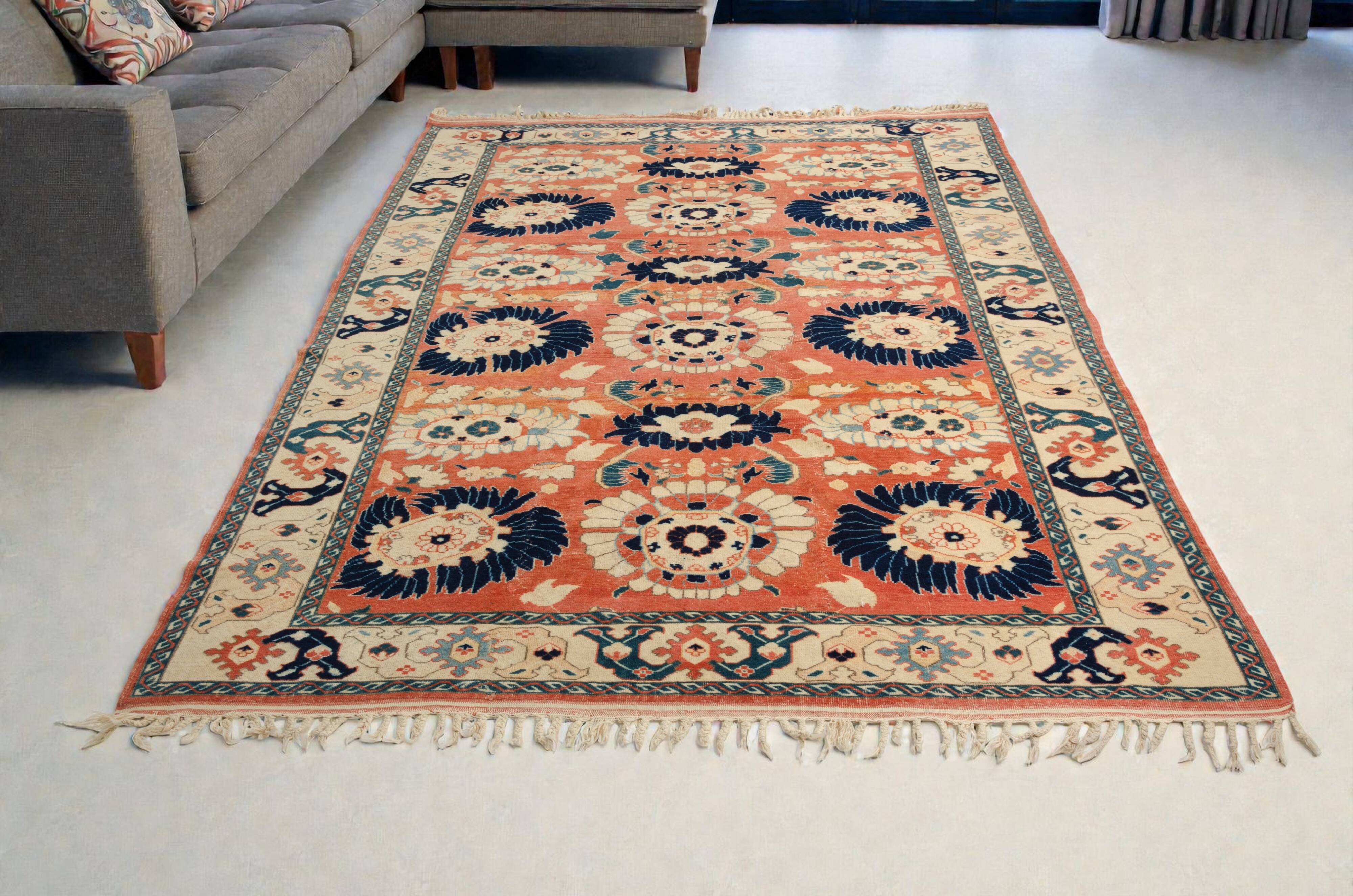 Oushak Vintage Oversize Rug