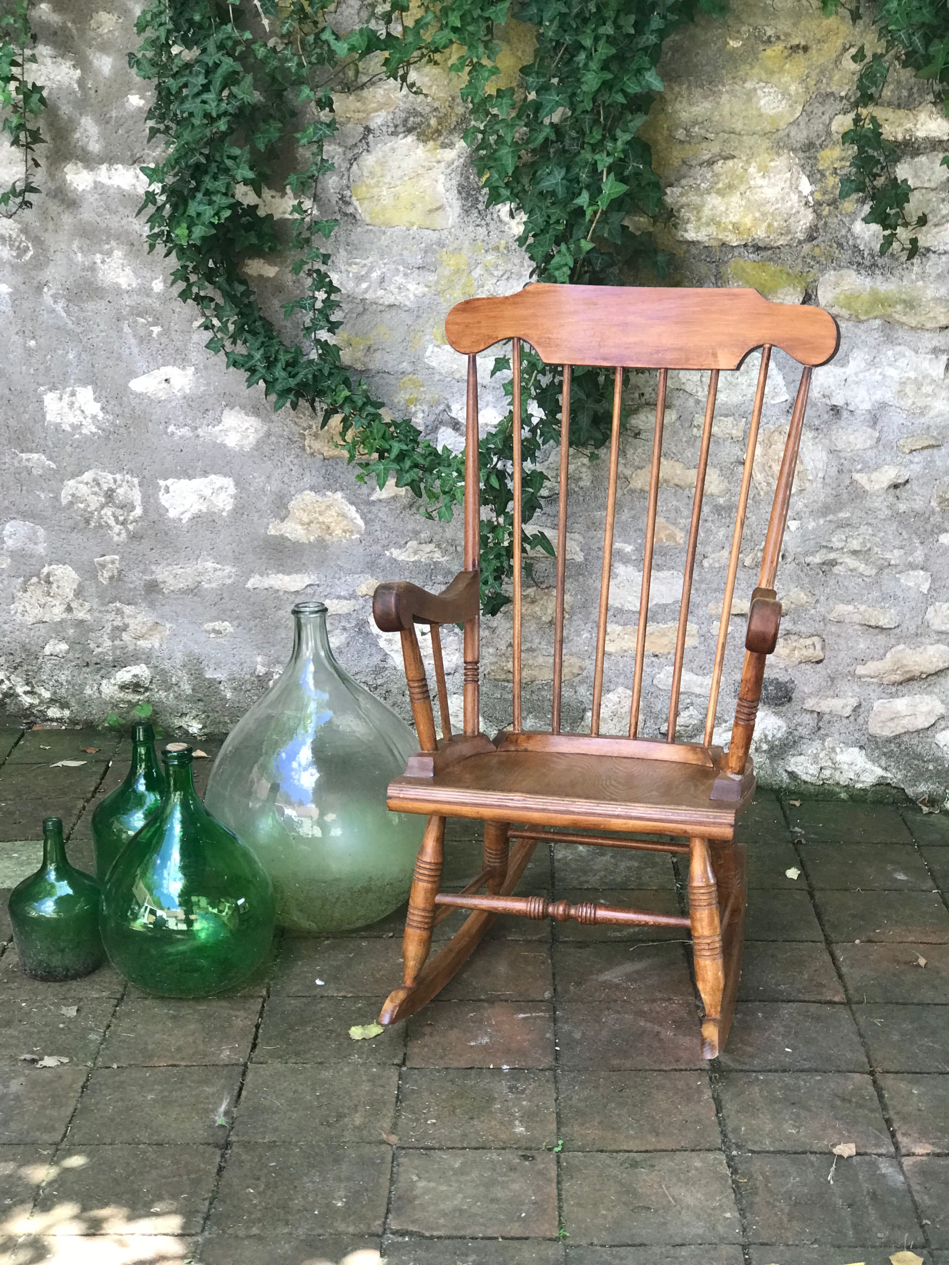 Vintage scandinavian rocking chair