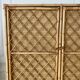 Armoire en rotin vintage