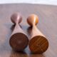 2x Teak Candlesticks, 1960s Denmark