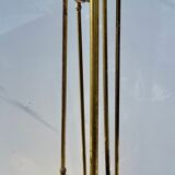 Brass fireplace tool set