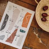 Faces illustration