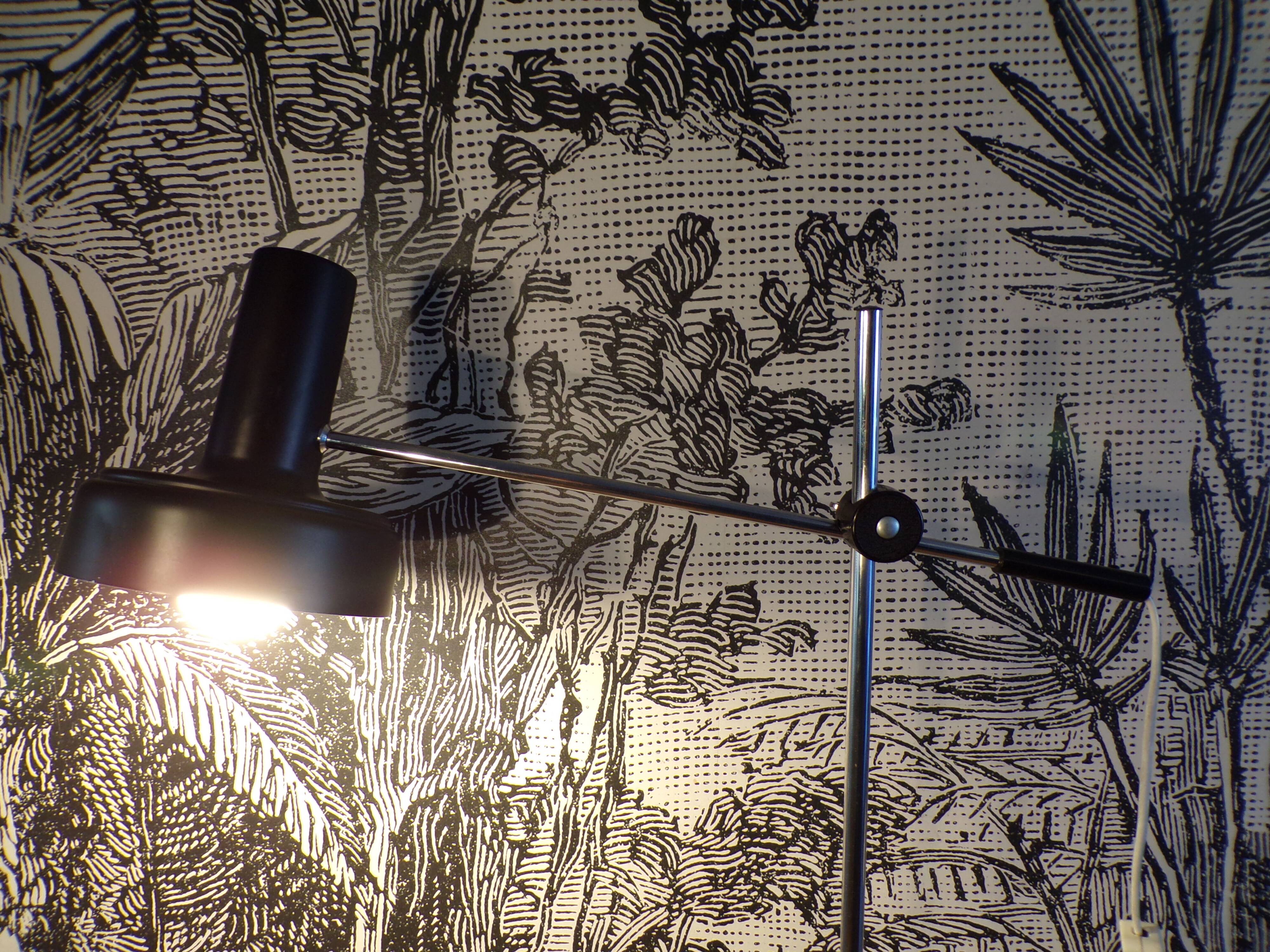 Vintage pendulum floor lamp