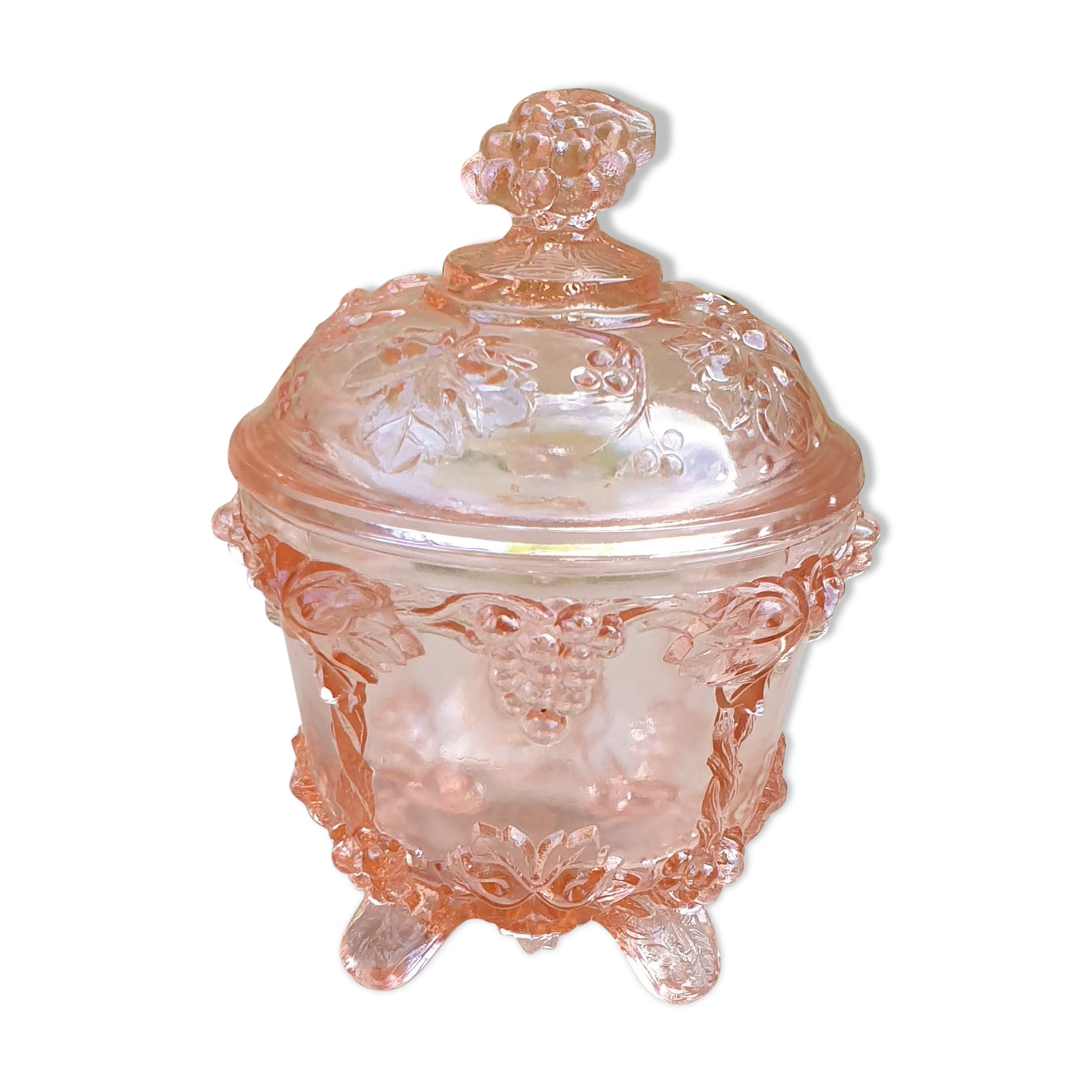 Bonbonnière, glass sucker or standing crystal (Portieux)