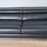 3-seater leather sofa Roche Bobois