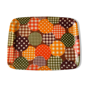 Vintage fiberglass patchwork top 70s