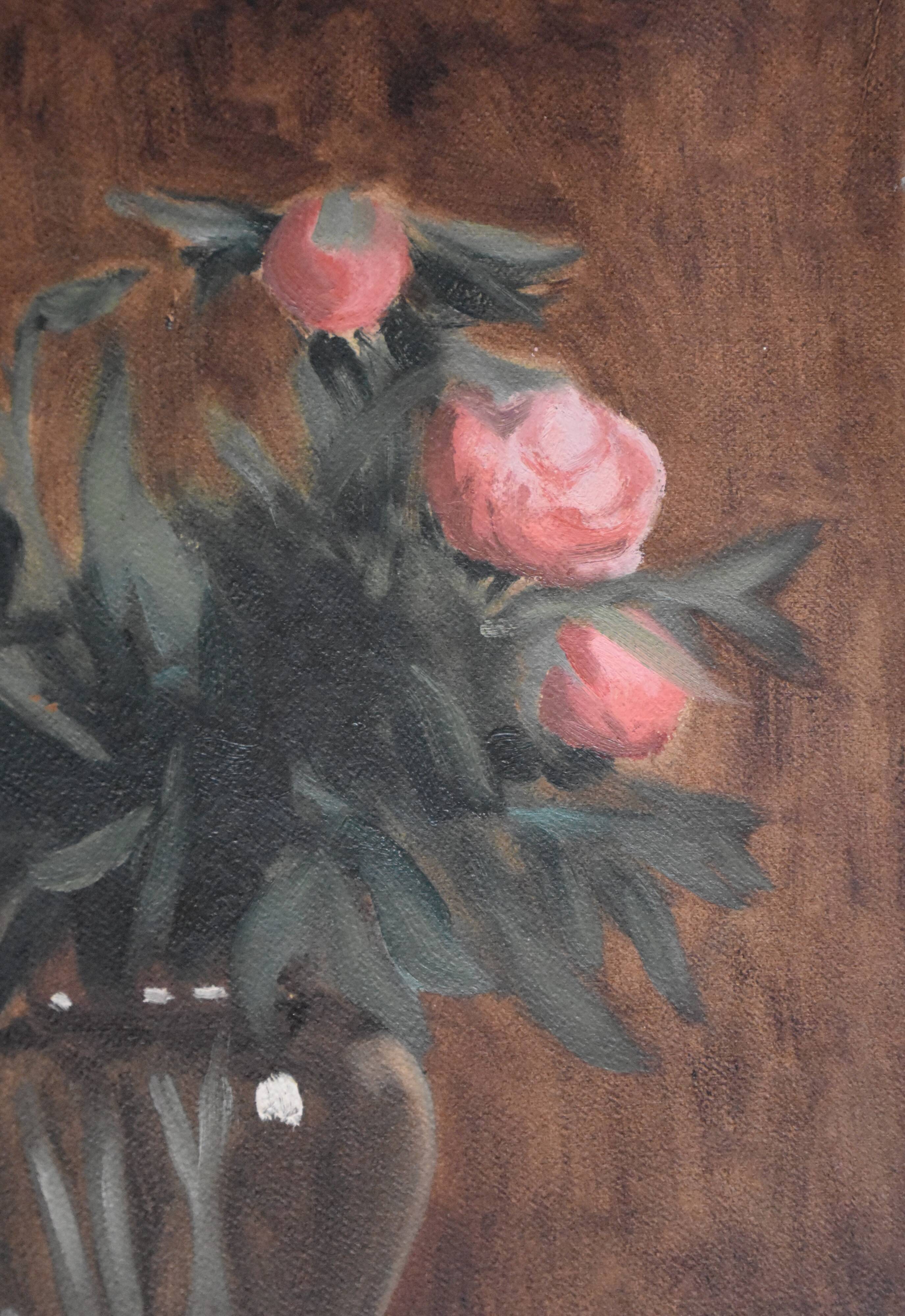 Pierre Laroche, Roses in a Vase (circa 1940)