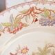 8 flat plates Sarreguemines décor Minton