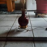 Antique blood-red lamp