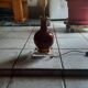Antique blood-red lamp