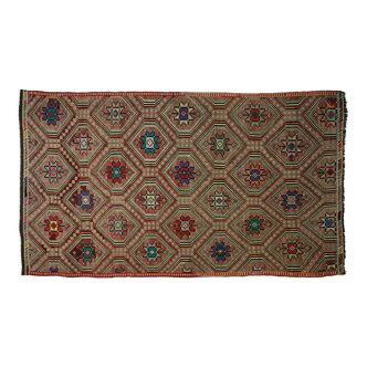 Tapis kilim artisanal anatolien 330 cm x 191 cm