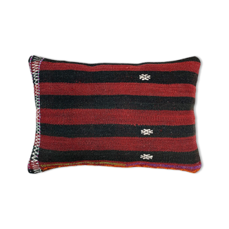 Vintage turkish handmade kilim cushion cover 40x60 cm