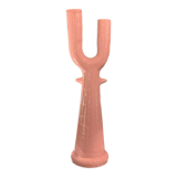 Vintage ceramic candlestick vase