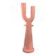 Vintage ceramic candlestick vase