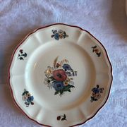 Set of 11 antique plates in Sarreguemines earthenware – Agre decoration