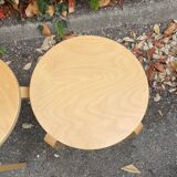 Pair of vintage IKEA Frosta stools
