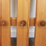 Pine wall coat rack