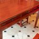 Set of 1 table + 6 antique Chinese chairs.
